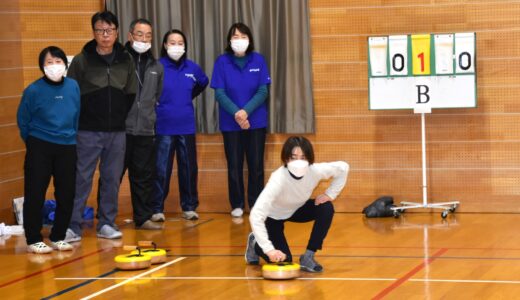 八橋ｺﾐｾﾝ第2回フロアカーリング大会